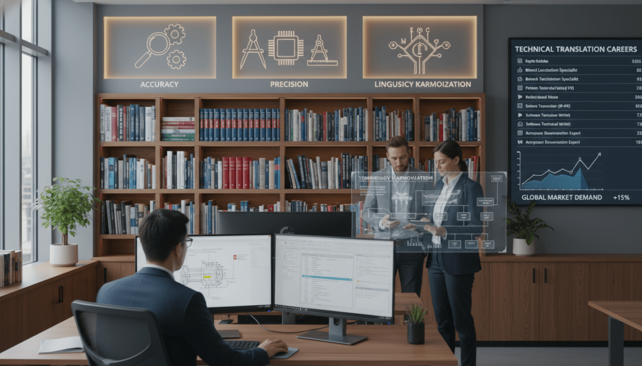 descubre las especialidades, competencias clave y oportunidades en el mercado laboral de la traducción técnica para potenciar tu carrera profesional.