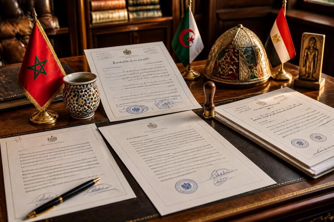 servicio profesional de traducción jurada árabe-español para documentos oficiales de marruecos, argelia y egipto. traducciones precisas y certificadas.