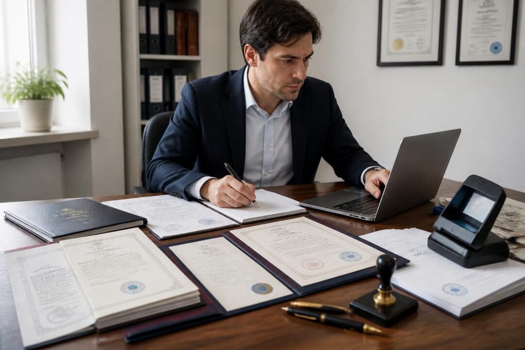 traducción jurada de documentos académicos, incluyendo expedientes, notas y diplomas, garantizando precisión y validez oficial para trámites legales y académicos.