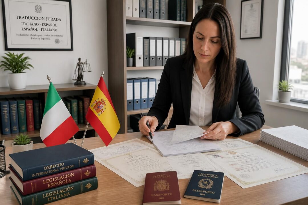 traducción jurada italiano-español especializada en ciudadanía italiana y documentos civiles. servicios certificados para garantizar la validez legal de tus traducciones.